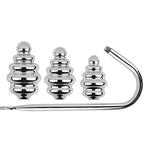 Set 8826 Ribbed Screw-in Hook Anal GreatBenefit 0912